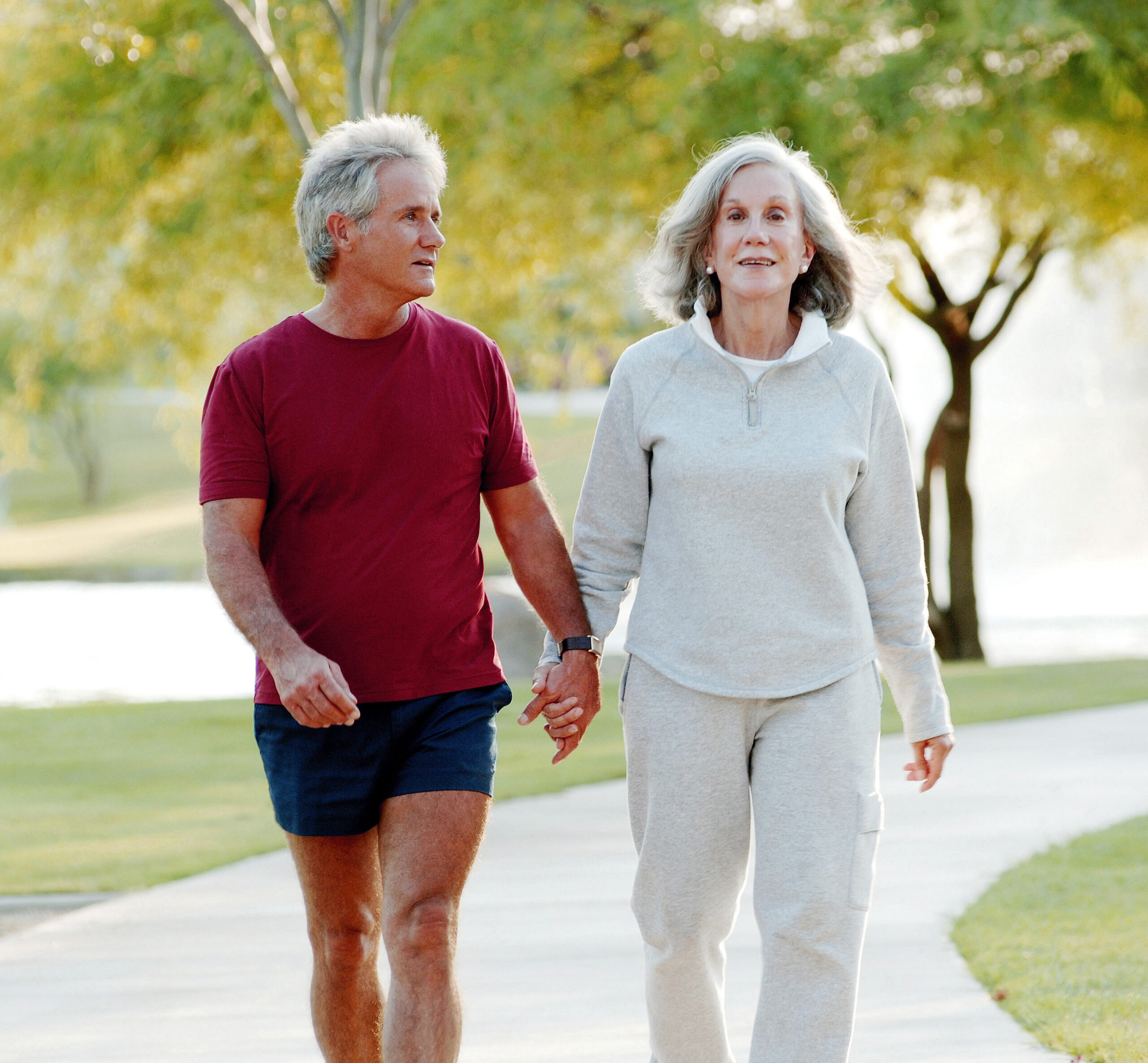Older Couple Walking